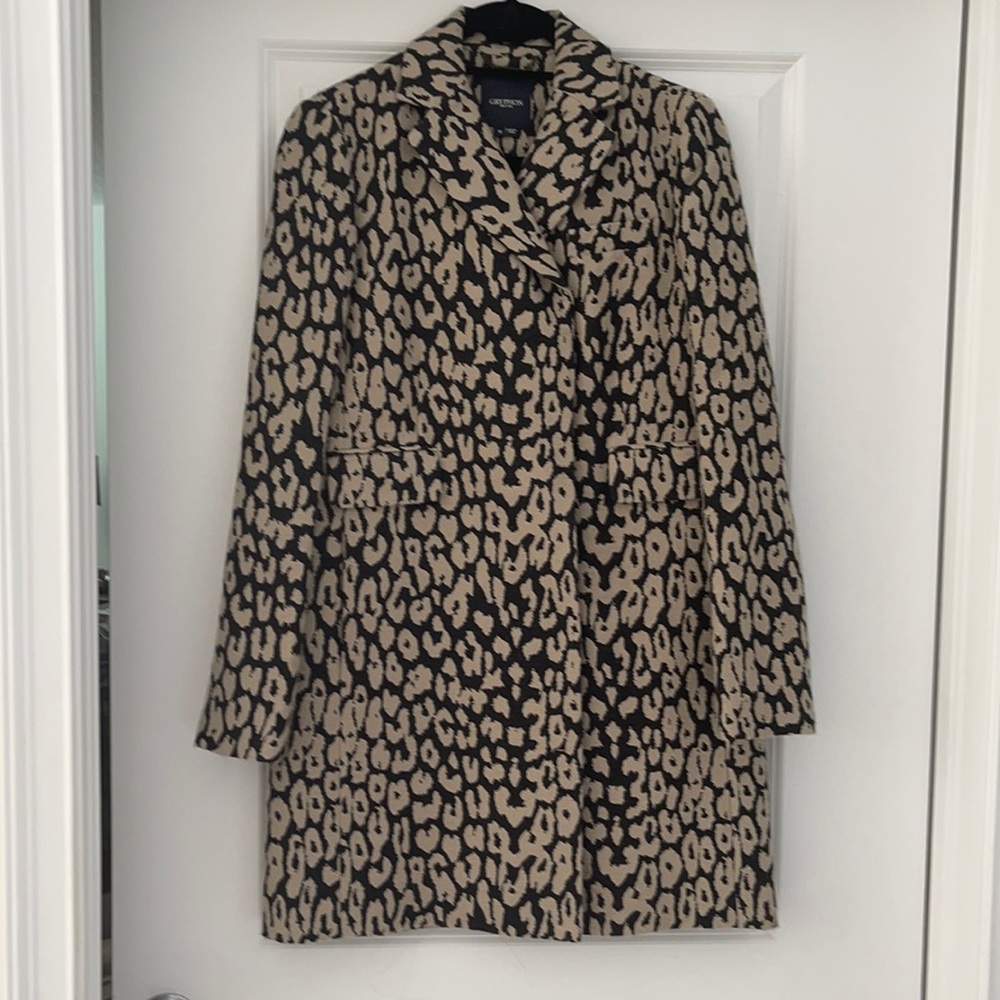 GRYPHON NEW YORK LEOPARD COAT Size Medium